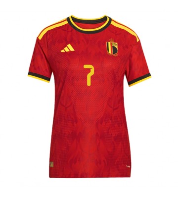 Belgien Kevin De Bruyne #7 Hjemmebanetrøje Dame VM 2026 Kortærmet